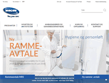 Tablet Screenshot of invacare.no