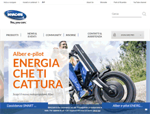 Tablet Screenshot of invacare.it